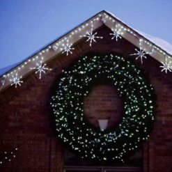 LED SNOWFLAKE FREESTYLE LINKABLE (WHITE)- Set Of 12- #LED-SFL44W -Kurt Adler Shop led sfl44w 1 1