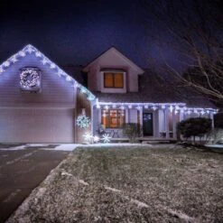 LED SNOWFLAKE FREESTYLE LINKABLE (WHITE)- Set Of 12- #LED-SFL44W -Kurt Adler Shop led sfl44w 3