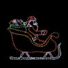 LED Santa In Sleigh #LED-SS40 -Kurt Adler Shop led ss40 13982