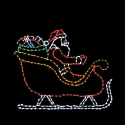 LED Santa In Sleigh #LED-SS40