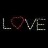 LED LOVE SIGN #LED-LOVE *Set Of 2* -Kurt Adler Shop love
