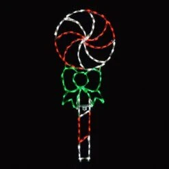 LOLLIPOP RED GREEN AND WHITE #LED-POP1