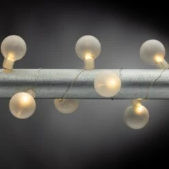 30 Count Battery Operated White Frosted Glass Bubble Light String -Kurt Adler Shop md8wkve6nud8x6cs5ntn