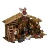 Kurt Adler 12-Piece Nativity Set With Wooden Stable -Kurt Adler Shop n1005 f016f697 03ee 40a1 8819 24fe93e75f65