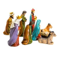 Kurt Adler 5-inch Resin Nativity, 9 Piece Set -Kurt Adler Shop n1015 02 9361b1b2 680c 4b31 be7c 70277a1ed4fa