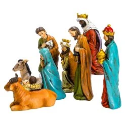 Kurt Adler 5-inch Resin Nativity, 9 Piece Set -Kurt Adler Shop n1015 03 a4a2c64a 680f 4a5f 853d e4ca4b2cdab9