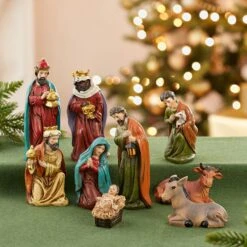 Kurt Adler 5-inch Resin Nativity, 9 Piece Set -Kurt Adler Shop n1015 50 ab27b3d3 cb51 4684 ba89 e4ef1c75c289