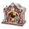 Kurt Adler 12.5-Inch Battery-Operated Light Up Nativity Gingerbread House 1 Kurt Adler 12.5-Inch Battery-Operated Light Up Nativity Gingerbread House -Kurt Adler Shop n1036 f49eea2e 84f9 490a a9e7 382912c26c5e