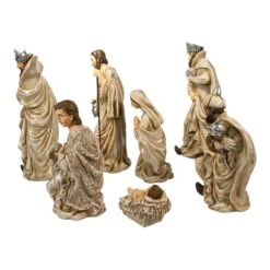 Kurt Adler 3-13-Inch Resin Nativity Table Piece, 7 Piece Set -Kurt Adler Shop n1040 03 fa7e012d 82fd 41a5 8d36 86b4a5103d3a
