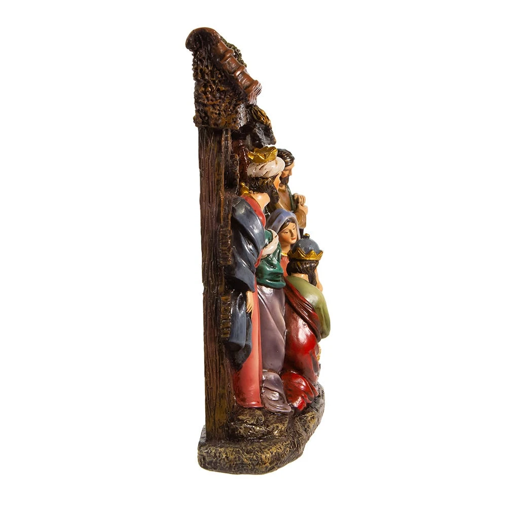 Kurt Adler 10-Inch Resin Nativity Scene Table Piece 4 Kurt Adler 10-Inch Resin Nativity Scene Table Piece - Image 2