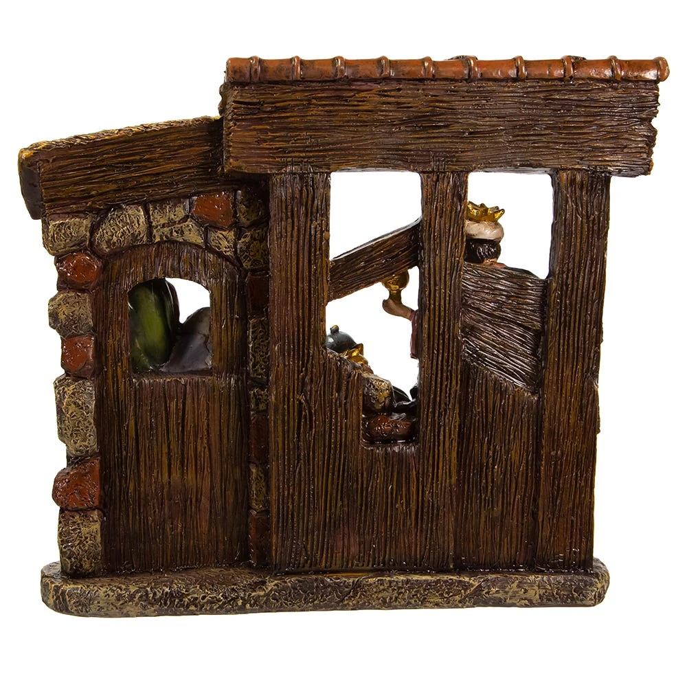 Kurt Adler 10-Inch Resin Nativity Scene Table Piece 5 Kurt Adler 10-Inch Resin Nativity Scene Table Piece - Image 3