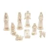 Kurt Adler 2-6.75-Inch Gold And White Nativity Table Piece, 9 Piece Set 1 Kurt Adler 2-6.75-Inch Gold And White Nativity Table Piece, 9 Piece Set -Kurt Adler Shop n1044 1