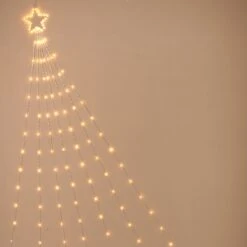 5-in D Electric Shooting Star With 30 Warm White LED Lights & Seven 7' Tails With 21 LED Lights