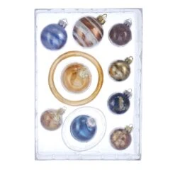 Kurt Adler 50-70MM Noble Gems Planet Solar System 9-Piece Set -Kurt Adler Shop nb1458 17 c3444af1 33e9 4ec2 8acf f0ec594fc3b9