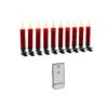 Set Of 10 Red Christmas LED Candles With Clip, Remote Control -Kurt Adler Shop ouxcnik36l9nxjei0hlb