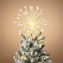 Modern Starburst Christmas Tree Topper, 200 Warm White LEDs -Kurt Adler Shop pc432ctnl7hlorxk1sul