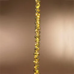 58.5-Inch Long Electric Gold Lighted Ornament Strung Garland -Kurt Adler Shop qgm6v2tdxzae2bh3rttb