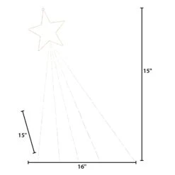 15-Inch Diameter Electric Shooting Star With Five Lighted Tails -Kurt Adler Shop rgfej3cs66euahqz5rdr