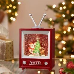 Kurt Adler 8.5-Inch Battery-Operated Rudolph And Santa Musical TV Table Piece -Kurt Adler Shop ru5222 50 e1a2fdb8 00a7 4fa4 8984 bde5c31ba47c