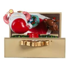 Kurt Adler 7-Inch Battery-Operated Rudolph And Santa Fireplace Table Piece -Kurt Adler Shop ru5224 04 a7de6fe7 2c49 44ad 9e36 4cf6e01b388f