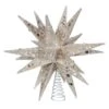 Kurt Adler 12-Inch Champagne And Silver Glitter Moravian Star Treetop -Kurt Adler Shop s4366 638263b7 88fb 4cef b8f8 50edb77dad9c
