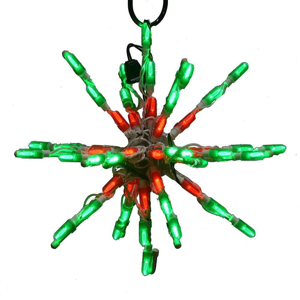 LED 12" STARBURST (RED/GREEN) #LED-SB12RG *Sets Of 3* 4 LED 12" STARBURST (RED/GREEN) #LED-SB12RG *Sets Of 3* - Image 2