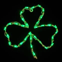 LED SHAMROCK (SMALL) #LED-SH25 *Set Of 2*