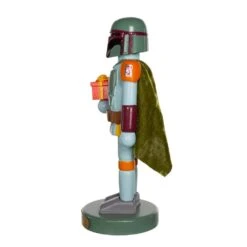 Kurt Adler 10-Inch Star Wars™ Boba Fett With Present Nutcracker -Kurt Adler Shop sw6221l 03 454d90a5 10d0 46ef 8724 ebc506435a2e