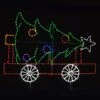 TRAIN CAR WITH CHRISTMAS TREE #LED-TC03-4 -Kurt Adler Shop tc03 4 1
