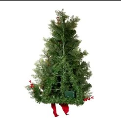 Kurt Adler 26-Inch Battery-Operated Pre-Lit Wall Tree With Red Bow -Kurt Adler Shop tr0207led 02 29fad72c aa1a 4991 b827 4ff470a6cc03