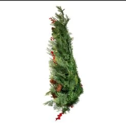 Kurt Adler 26-Inch Battery-Operated Pre-Lit Wall Tree With Red Bow -Kurt Adler Shop tr0207led 04 485734a6 1399 4da6 9232 2c4d0c1566ad