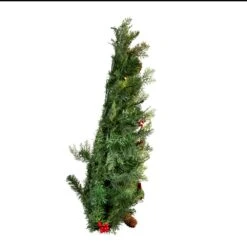 Kurt Adler 26-Inch Battery-Operated Pre-Lit Wall Tree With Red Bow -Kurt Adler Shop tr0207led 05 37cb9413 b984 48d5 8cba 30d4069e6368