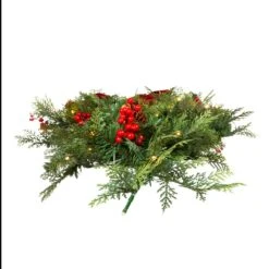 Kurt Adler 26-Inch Battery-Operated Pre-Lit Wall Tree With Red Bow -Kurt Adler Shop tr0207led 06 0398d23f 5808 4c6d 864c 676a0006876f