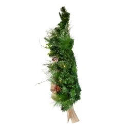 Kurt Adler 26-Inch Pre-Lit Pinecone Wall Tree With Bow -Kurt Adler Shop tr0209led 02 a4d741d5 b9cf 4765 ab92 2ced66a52813