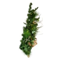 Kurt Adler 26-Inch Pre-Lit Pinecone Wall Tree With Bow -Kurt Adler Shop tr0209led 04 e136eaa3 c81e 4aa0 bb82 a01c6f96102f