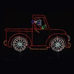 SANTA IN TRUCK #LED-TRCK