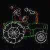 SANTA ON TRACTOR #LED-TRCTR