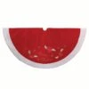 Kurt Adler 72-Inch Red And White Velvet Merry Christmas Applique Treeskirt -Kurt Adler Shop ts0244 ecb23d17 48a7 474b b4e8 b2c20aee6467