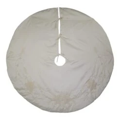 Kurt Adler 54-Inch Ivory With Pearl Beads Tree Skirt -Kurt Adler Shop ts0262 03 7cd423ba da02 40ff 967d 0290ba60a11d