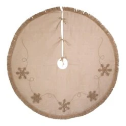 Kurt Adler 54-Inch Jute With Macrame Snowflake Tree Skirt -Kurt Adler Shop ts0265 03 21ba043a 277f 4c3f 9083 2ff6b2a93f63