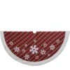 Kurt Adler 48-Inch Red, Green And White Plaid Tree Skirt With Sherpa Border -Kurt Adler Shop ts0268 2ee9a51f 574b 4971 9b04 a687070422d4