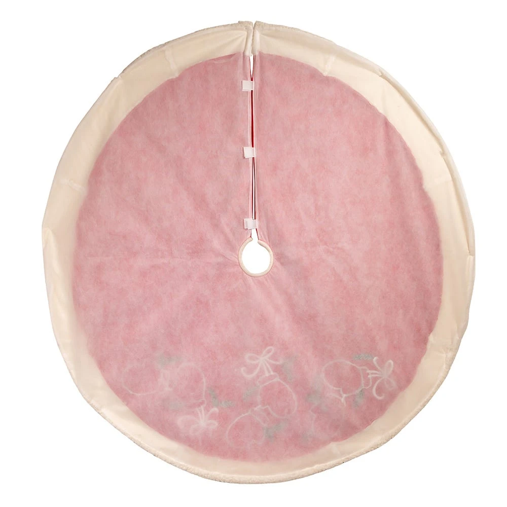 Kurt Adler 48-Inch Red Tree Skirt With Mitten Border 5 Kurt Adler 48-Inch Red Tree Skirt With Mitten Border - Image 3