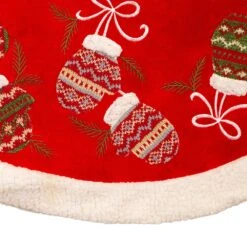 Kurt Adler 48-Inch Red Tree Skirt With Mitten Border 9 Kurt Adler 48-Inch Red Tree Skirt With Mitten Border -Kurt Adler Shop ts0277 03 7a5c0e61 3635 4d96 8e17 8e3e92a840e5
