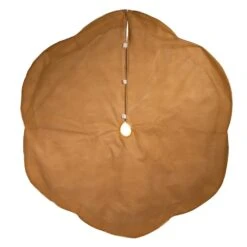 Kurt Adler 60-Inch Gold Velvet And Glitter Tree Skirt -Kurt Adler Shop ts0279 01 18a7bd13 d430 45b9 ac5f 2a1b5be53a73