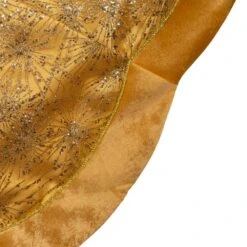 Kurt Adler 60-Inch Gold Velvet And Glitter Tree Skirt -Kurt Adler Shop ts0279 03 868730ea 1a78 4df7 951f 0d6ef6dd7445