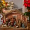 9 Piece Traditional Religious Nativity Scene With Moss Stable -Kurt Adler Shop uh7aqj5nhhlvw59xdqh4
