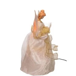 Kurt Adler 14-Inch Fiber Optic Ivory And Gold Animated LED Angel Treetop -Kurt Adler Shop ul2173led 02 fa3a3dc7 a627 4cab 90d3 971a0ca33ffd
