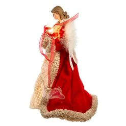 Kurt Adler UL 10-Light 16-Inch Red And Ivory Angel Treetop -Kurt Adler Shop ul2218 03 e4bfd8f7 7267 4ca8 95ea de9af6a91942