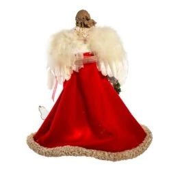 Kurt Adler UL 10-Light 16-Inch Red And Ivory Angel Treetop -Kurt Adler Shop ul2218 04 b0da6292 f1a0 4948 82d0 a2f3de83f7e9