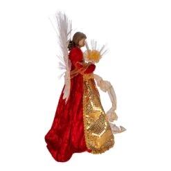 Kurt Adler 18-inch Red And Gold Multi-colored LED Fiber-Optic Angel Treetop 12 Kurt Adler 18-inch Red And Gold Multi-colored LED Fiber-Optic Angel Treetop -Kurt Adler Shop ul2221led 02 1b8844c5 fade 467d 8e11 1e5991ad5f08